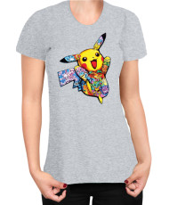 Дамска Тениска Japan Manga Anime Comics Pokemon Pikachu 05
