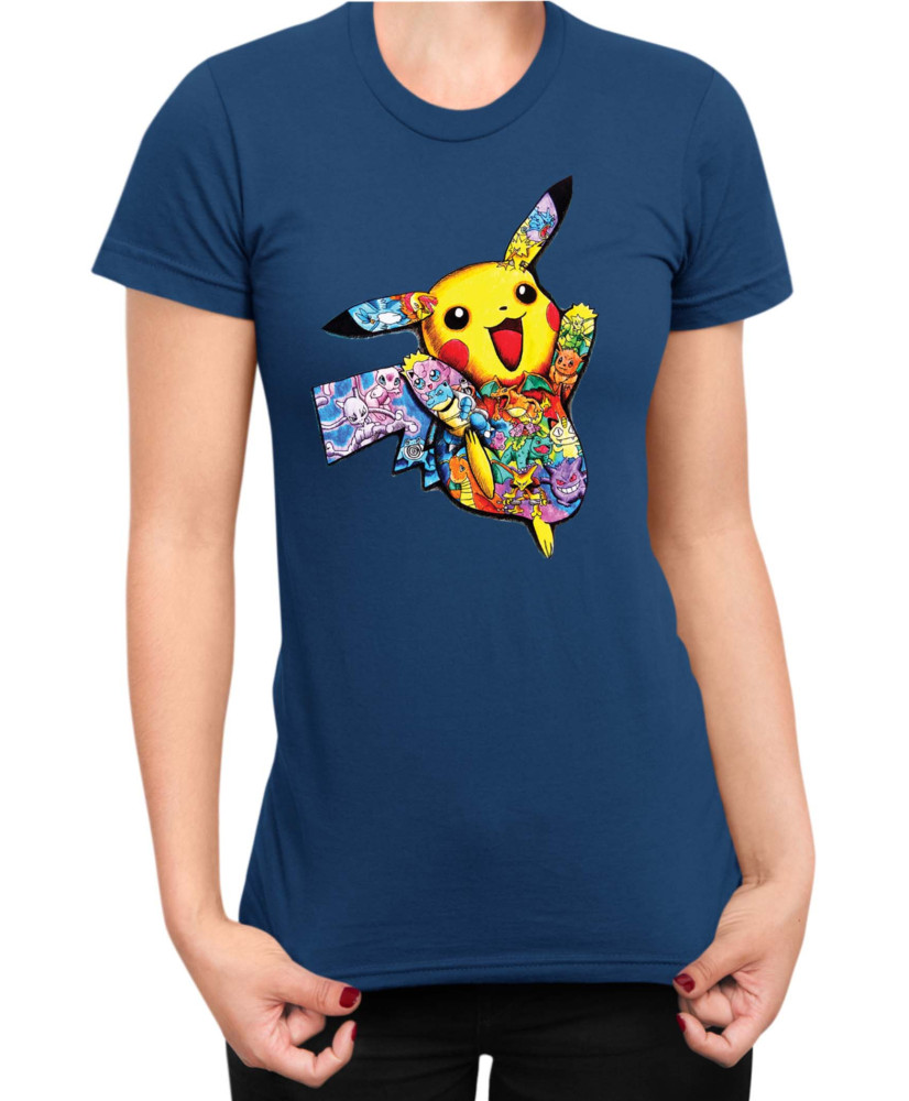 Дамска Тениска Japan Manga Anime Comics Pokemon Pikachu 05