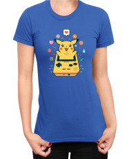 Дамска Тениска Japan Manga Anime Comics Pokemon Pikachu Gameboy