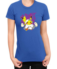 Дамска Тениска Japan Manga Anime Comics Pokemon Pikachu Halloween 02