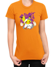 Дамска Тениска Japan Manga Anime Comics Pokemon Pikachu Halloween 02