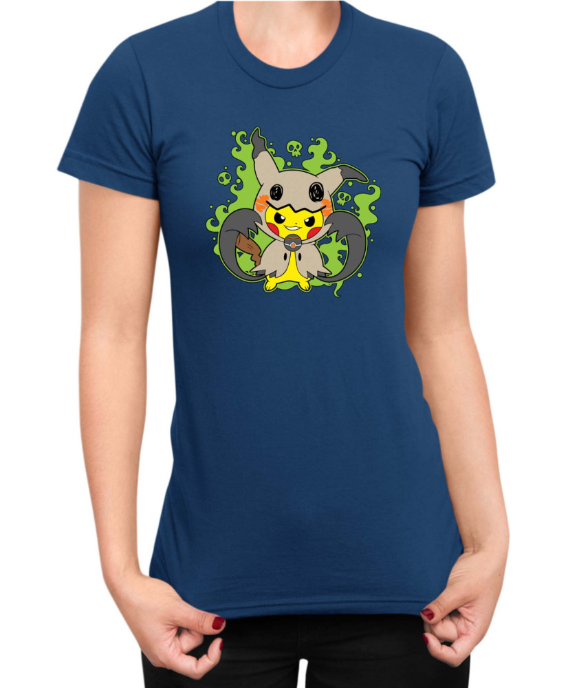 Дамска Тениска Japan Manga Anime Comics Pokemon Pikachu Halloween 03