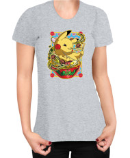 Дамска Тениска Japan Manga Anime Comics Pokemon Pikachu Ramen