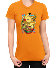 Дамска Тениска Japan Manga Anime Comics Pokemon Pikachu Ramen