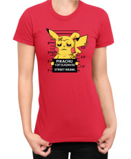 Дамска Тениска Japan Manga Anime Comics Pokemon Pikachu Wanted
