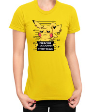 Дамска Тениска Japan Manga Anime Comics Pokemon Pikachu Wanted