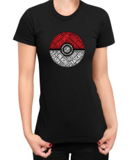Дамска Тениска Japan Manga Anime Comics Pokemon Pokeball