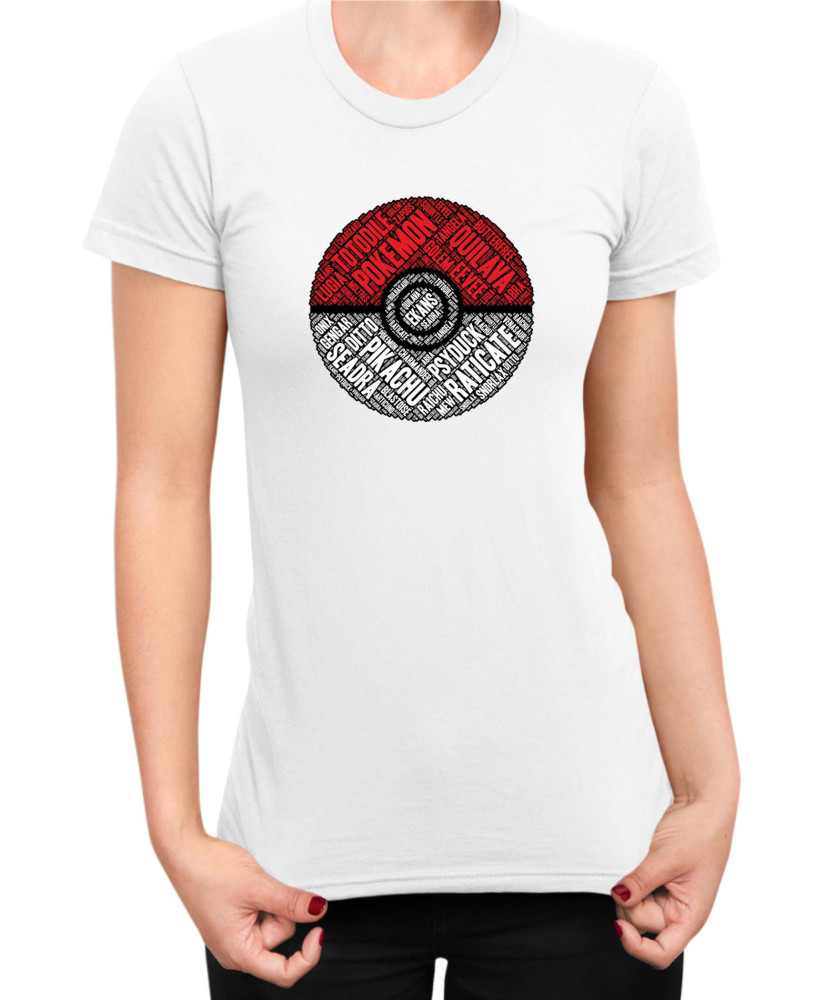 Дамска Тениска Japan Manga Anime Comics Pokemon Pokeball