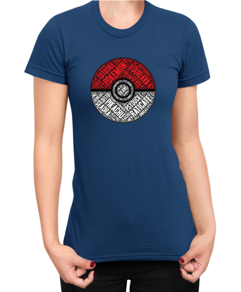 Дамска Тениска Japan Manga Anime Comics Pokemon Pokeball