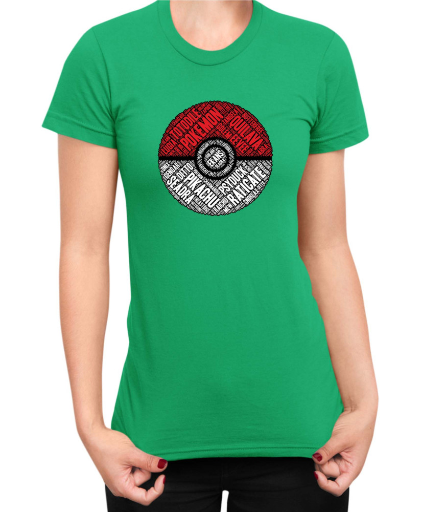 Дамска Тениска Japan Manga Anime Comics Pokemon Pokeball