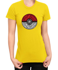 Дамска Тениска Japan Manga Anime Comics Pokemon Pokeball