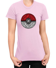 Дамска Тениска Japan Manga Anime Comics Pokemon Pokeball