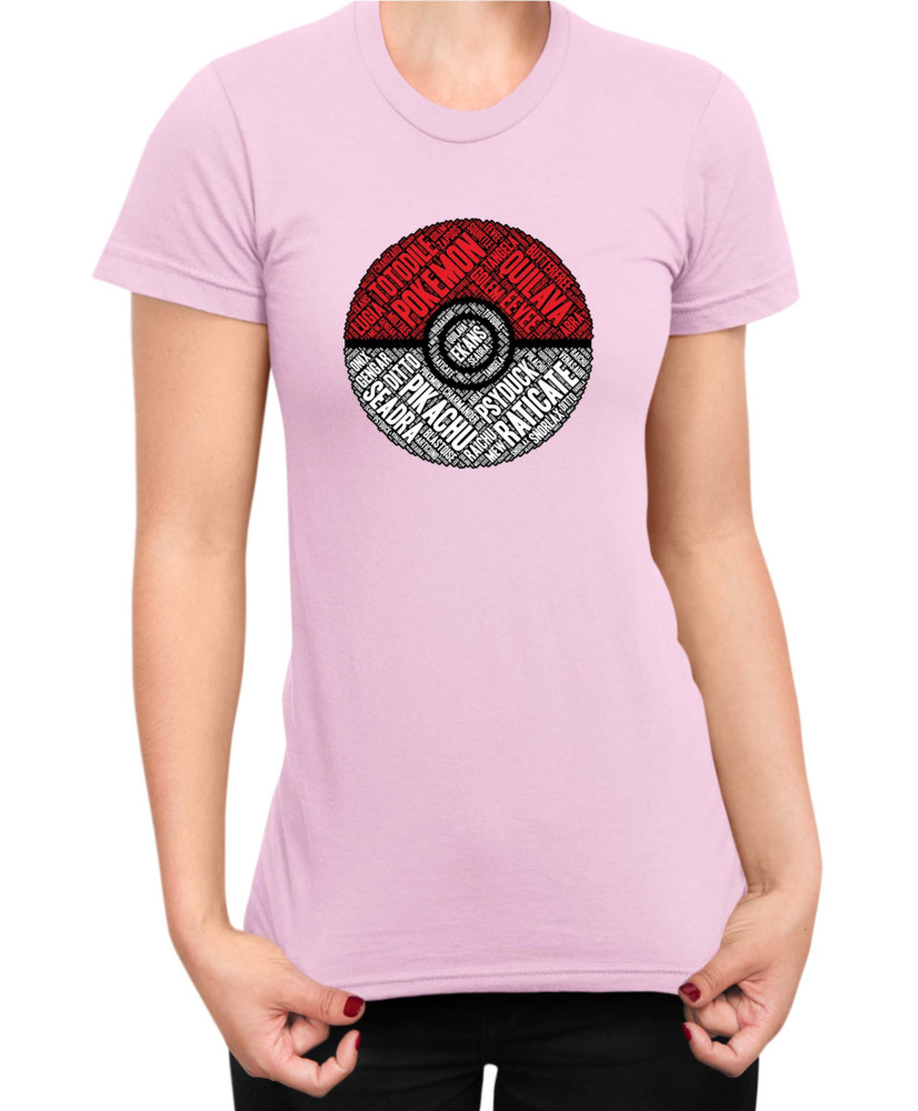 Дамска Тениска Japan Manga Anime Comics Pokemon Pokeball