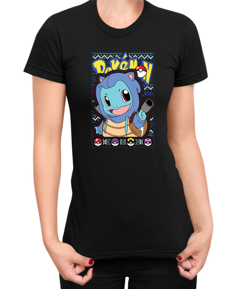 Дамска Тениска Japan Manga Anime Comics Pokemon Squirtle 02