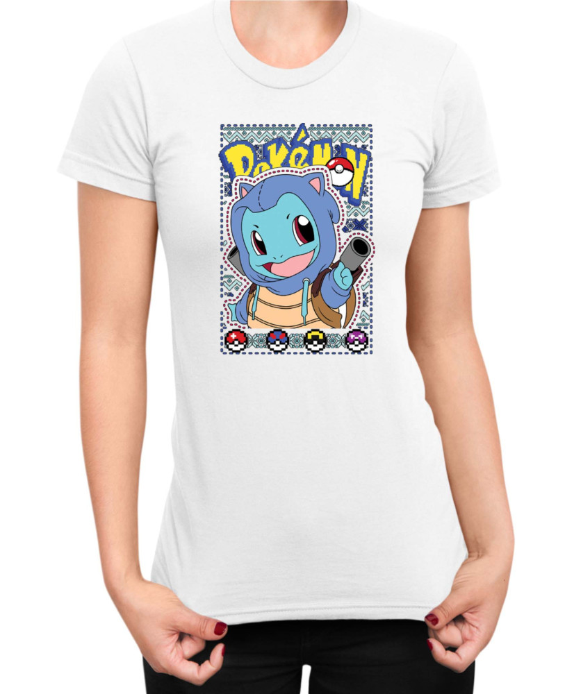Дамска Тениска Japan Manga Anime Comics Pokemon Squirtle 02