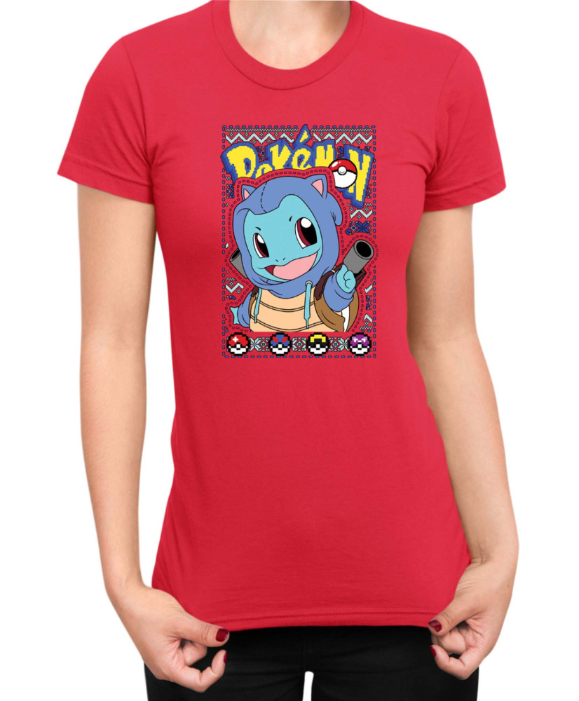 Дамска Тениска Japan Manga Anime Comics Pokemon Squirtle 02