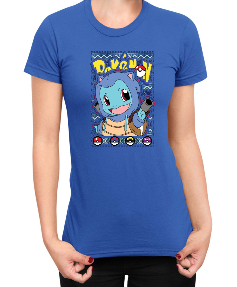 Дамска Тениска Japan Manga Anime Comics Pokemon Squirtle 02