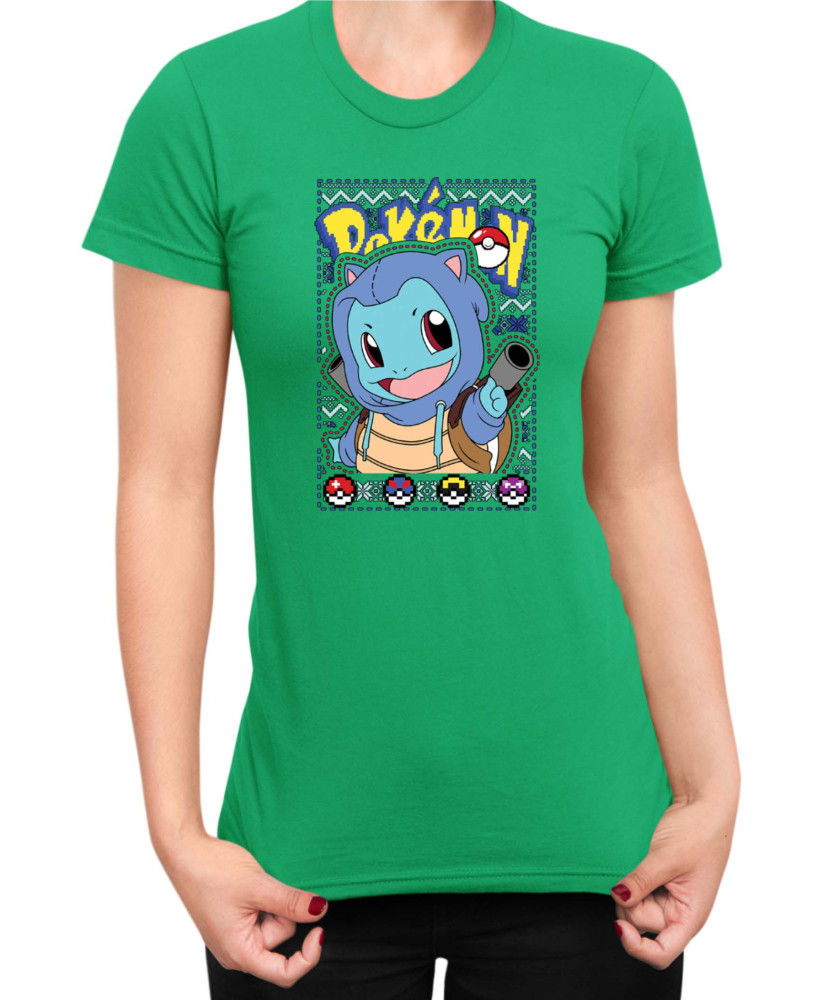 Дамска Тениска Japan Manga Anime Comics Pokemon Squirtle 02