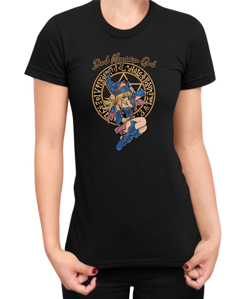 Дамска Тениска Japan Manga Anime Comics Yu Gi Oh Dark Magician Girl Дамска Тениска Japan Manga Anime Comics Yu Gi Oh Dark Magician Girl
