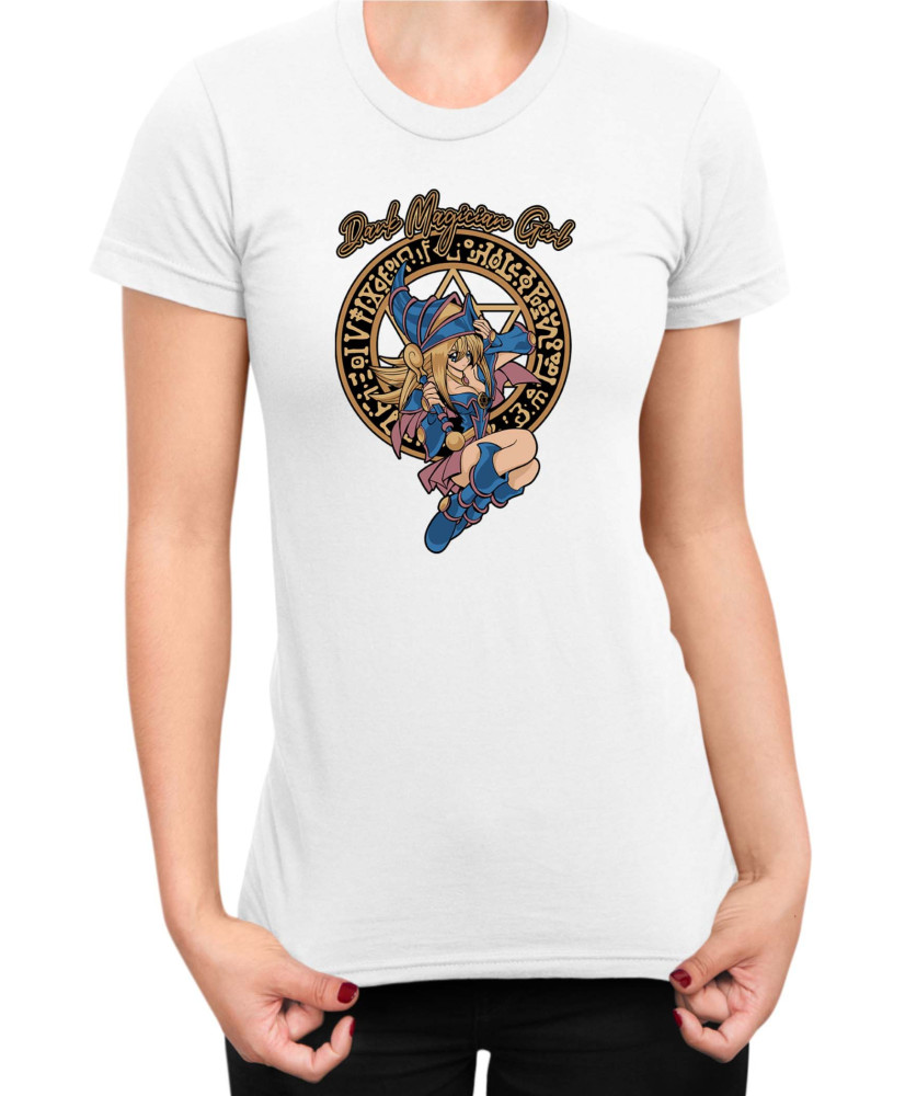 Дамска Тениска Japan Manga Anime Comics Yu Gi Oh Dark Magician Girl Дамска Тениска Japan Manga Anime Comics Yu Gi Oh Dark Magician Girl