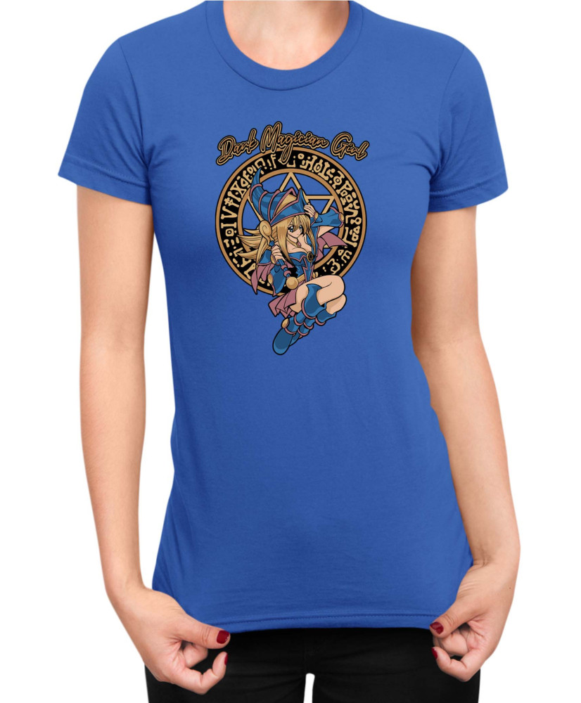 Дамска Тениска Japan Manga Anime Comics Yu Gi Oh Dark Magician Girl Дамска Тениска Japan Manga Anime Comics Yu Gi Oh Dark Magician Girl