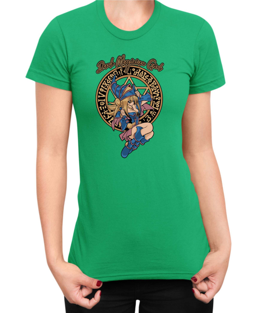 Дамска Тениска Japan Manga Anime Comics Yu Gi Oh Dark Magician Girl Дамска Тениска Japan Manga Anime Comics Yu Gi Oh Dark Magician Girl