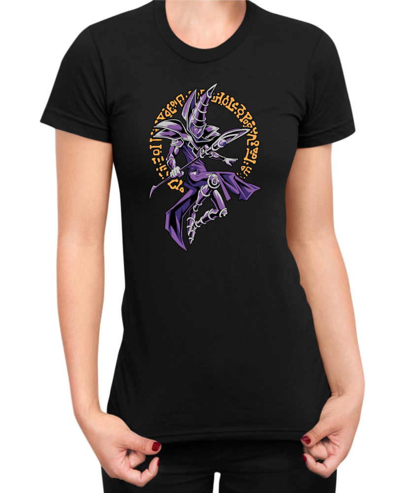 Дамска Тениска Japan Manga Anime Comics Yu Gi Oh Dark Magician Дамска Тениска Japan Manga Anime Comics Yu Gi Oh Dark Magician