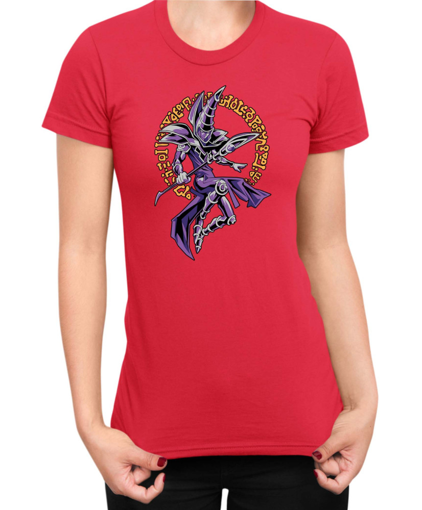 Дамска Тениска Japan Manga Anime Comics Yu Gi Oh Dark Magician Дамска Тениска Japan Manga Anime Comics Yu Gi Oh Dark Magician
