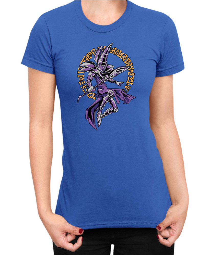 Дамска Тениска Japan Manga Anime Comics Yu Gi Oh Dark Magician Дамска Тениска Japan Manga Anime Comics Yu Gi Oh Dark Magician