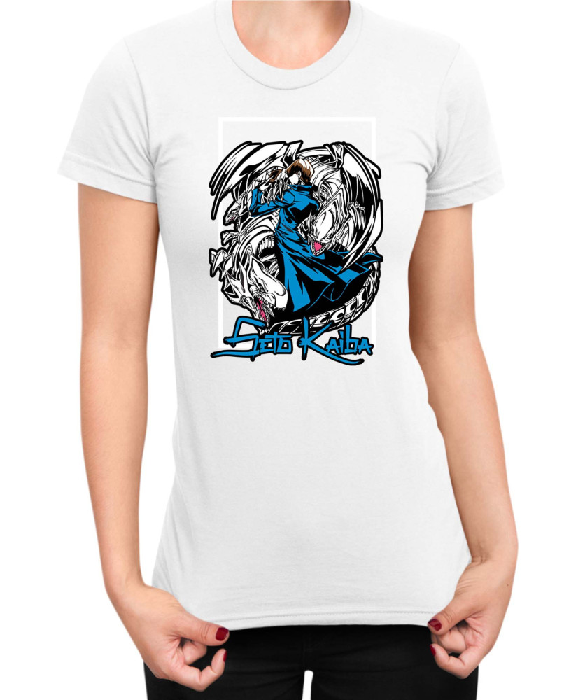 Дамска Тениска Japan Manga Anime Comics Yu Gi Oh Seto Kaiba Дамска Тениска Japan Manga Anime Comics Yu Gi Oh Seto Kaiba