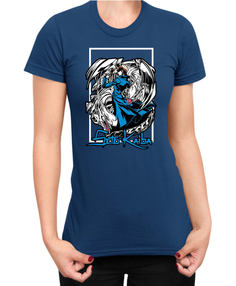 Дамска Тениска Japan Manga Anime Comics Yu Gi Oh Seto Kaiba Дамска Тениска Japan Manga Anime Comics Yu Gi Oh Seto Kaiba