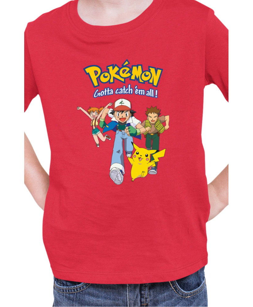 Детска Тениска Japan Manga Anime Comics Pokemon 01