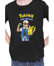 Детска Тениска Japan Manga Anime Comics Pokemon 03