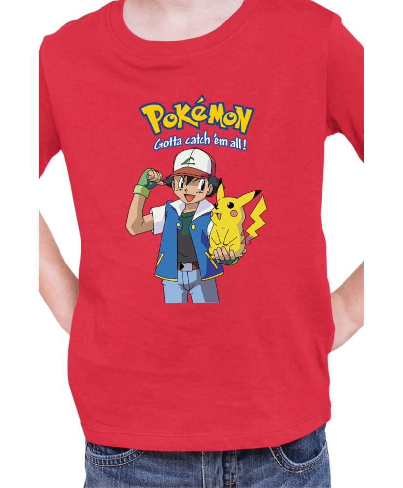 Детска Тениска Japan Manga Anime Comics Pokemon 03