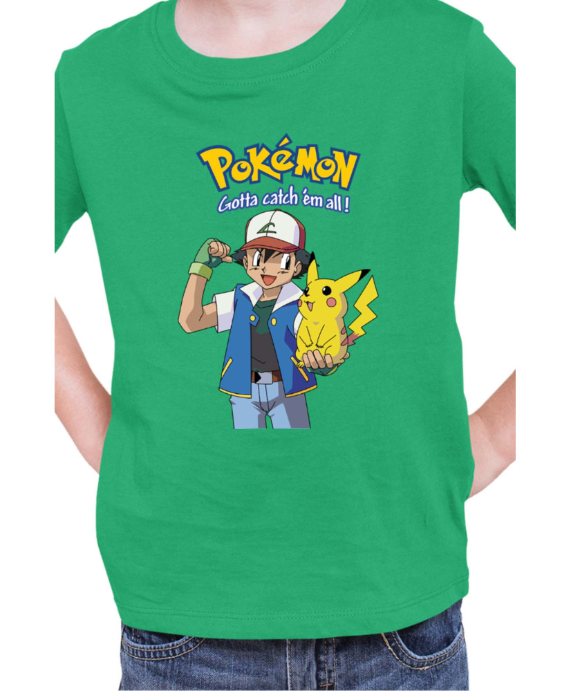 Детска Тениска Japan Manga Anime Comics Pokemon 03