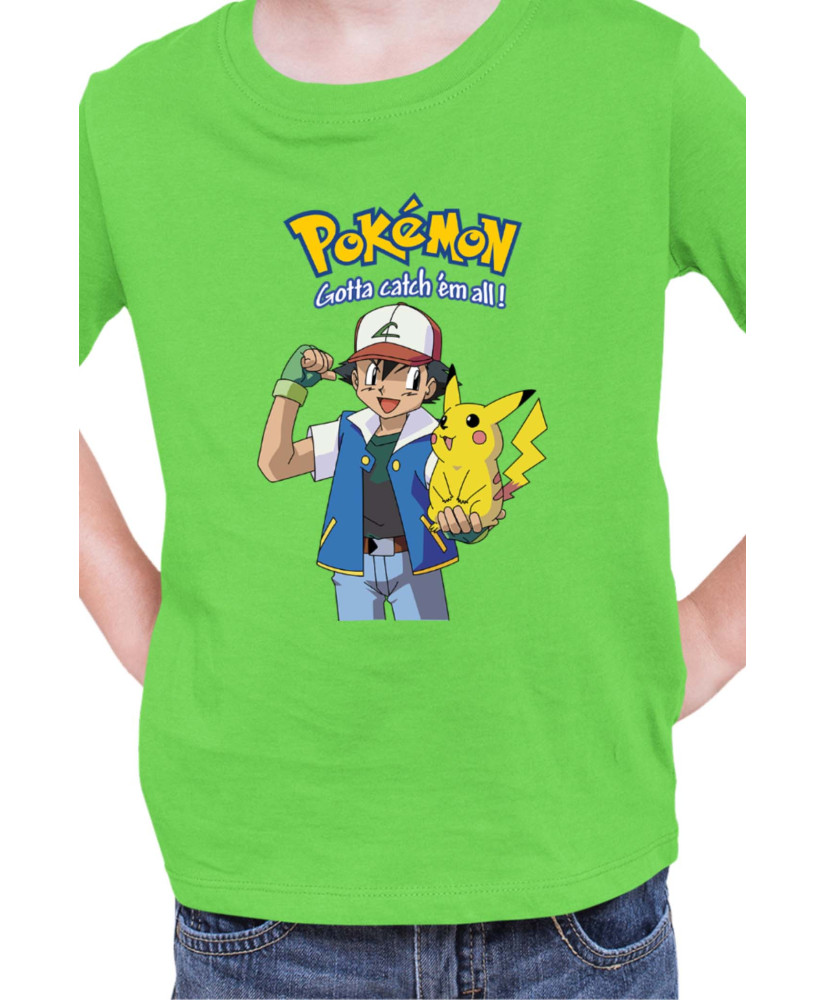 Детска Тениска Japan Manga Anime Comics Pokemon 03