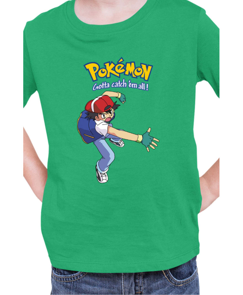 Детска Тениска Japan Manga Anime Comics Pokemon 05