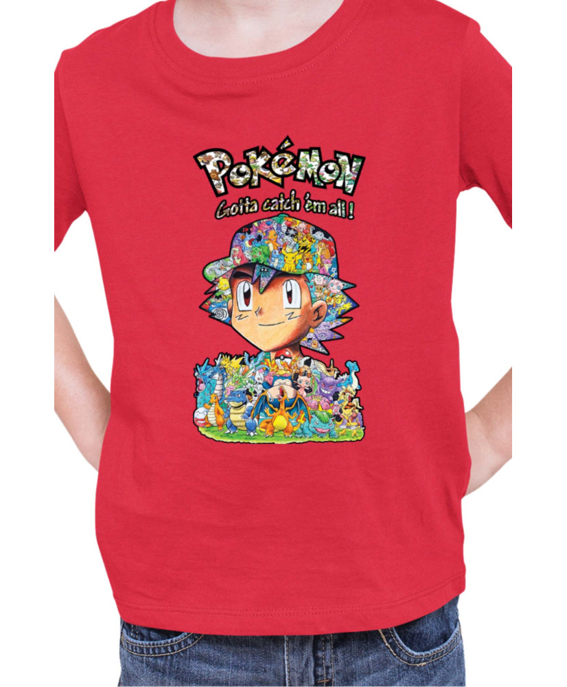 Детска Тениска Japan Manga Anime Comics Pokemon 10 Детска Тениска Japan Manga Anime Comics Pokemon 10