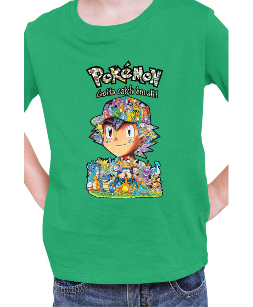 Детска Тениска Japan Manga Anime Comics Pokemon 10