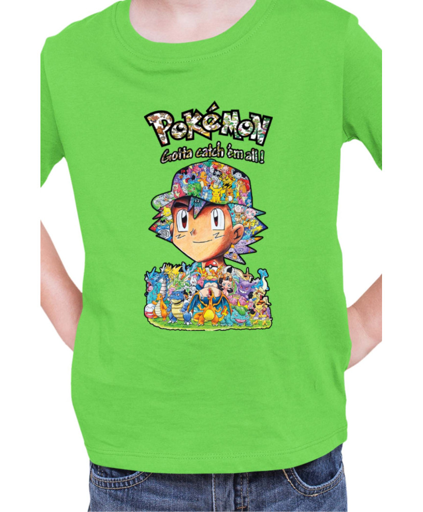 Детска Тениска Japan Manga Anime Comics Pokemon 10