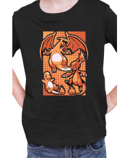 Детска Тениска Japan Manga Anime Comics Pokemon Charizard 02