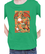 Детска Тениска Japan Manga Anime Comics Pokemon Charizard 02