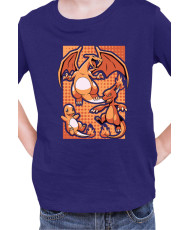 Детска Тениска Japan Manga Anime Comics Pokemon Charizard 02
