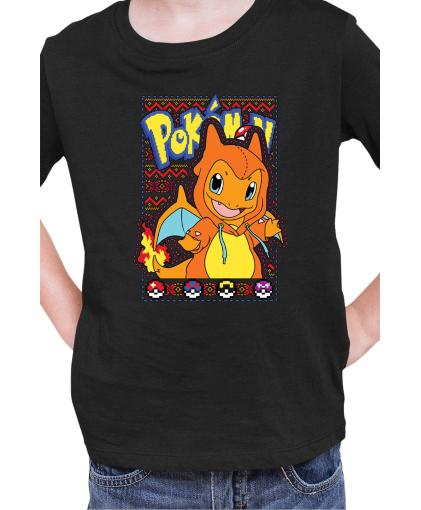 Детска Тениска Japan Manga Anime Comics Pokemon Charmander 01