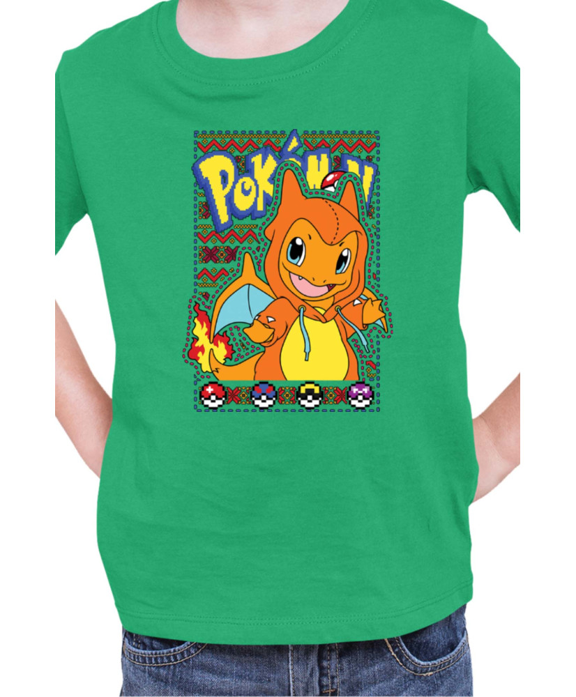 Детска Тениска Japan Manga Anime Comics Pokemon Charmander 01