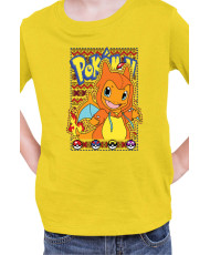 Детска Тениска Japan Manga Anime Comics Pokemon Charmander 01