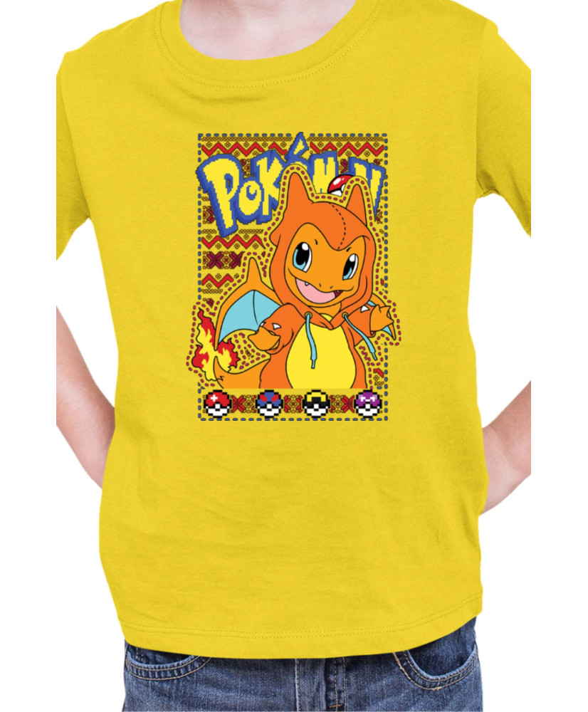 Детска Тениска Japan Manga Anime Comics Pokemon Charmander 01