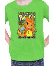Детска Тениска Japan Manga Anime Comics Pokemon Charmander 01