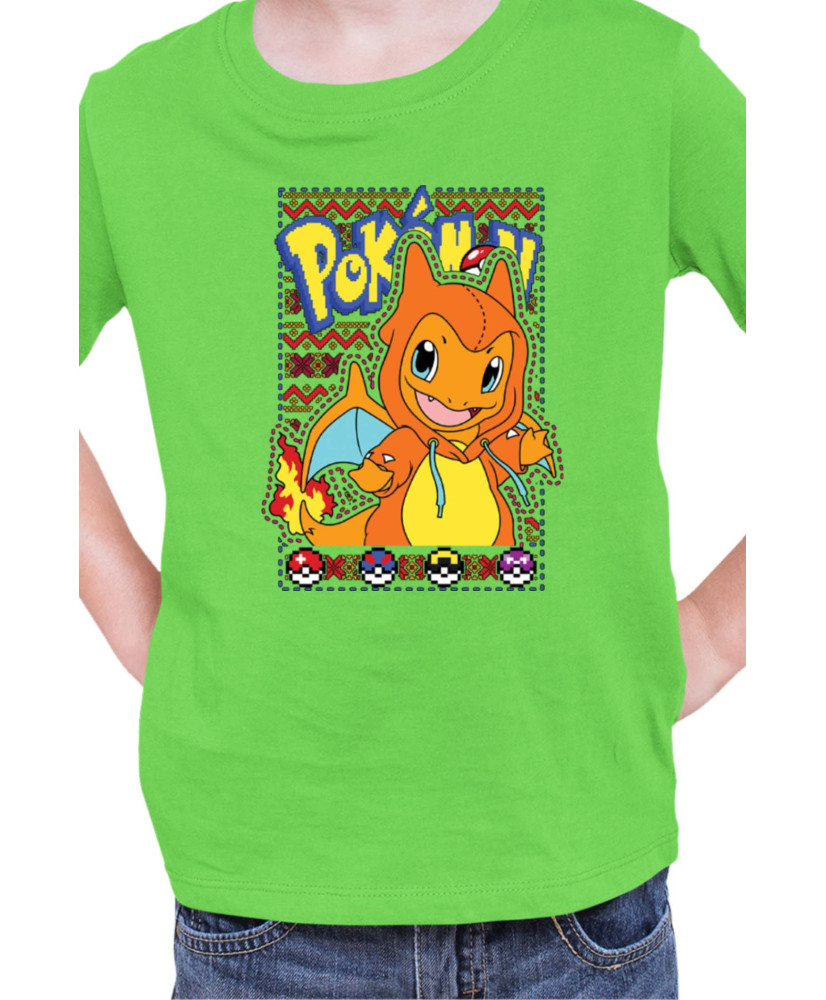 Детска Тениска Japan Manga Anime Comics Pokemon Charmander 01