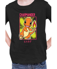 Детска Тениска Japan Manga Anime Comics Pokemon Charmander 02